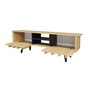 Έπιπλο τηλεόρασης Gemma Megapap χρώμα sepet oak 150x35x46,7εκ. - Image 6