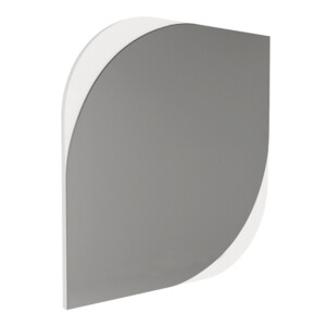 Καθρέπτης τοίχου Lava Μegapap χρώμα λευκό 70x2,2x70εκ. - Image 3