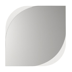 Καθρέπτης τοίχου Lava Μegapap χρώμα λευκό 70x2,2x70εκ. - Image 4