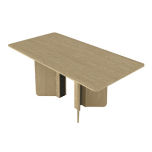 Τραπέζι Lava Megapap χρώμα rota oak - ανθρακί 180x90x76,8εκ. - Image 7