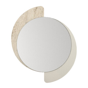 Καθρέπτης τοίχου Sevilla Μegapap χρώμα sandstone - travertine 59,2x2,2x69εκ. - Image 5