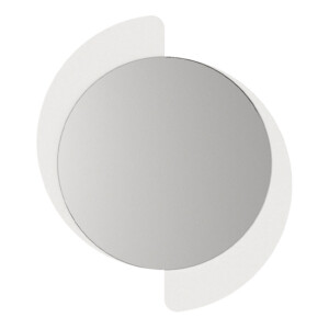 Καθρέπτης τοίχου Sevilla Μegapap χρώμα λευκό 59,2x2,2x69εκ. - Image 4