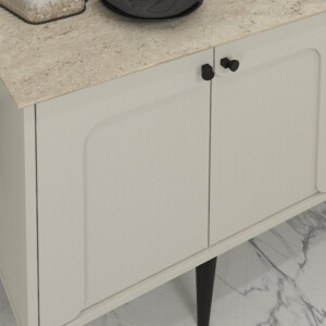 Μπουφές Sevilla Megapap χρώμα sandstone - travertine 150x44,6x72,2εκ. - Image 4