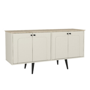 Μπουφές Sevilla Megapap χρώμα sandstone - travertine 150x44,6x72,2εκ. - Image 6