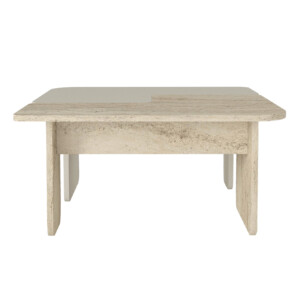 Τραπεζάκι σαλονιού σετ 2τμχ Sevilla Megapap χρώμα sandstone - travertine 75x75x37,4εκ. - Image 8