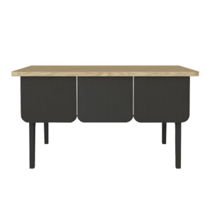 Τραπεζάκι σαλονιού Pedro Megapap χρώμα ανθρακί - rota oak 73,2x73,2x38,6εκ. - Image 6