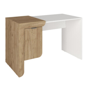 Γραφείο εργασίας Dario Megapap χρώμα sepet oak - λευκό 120x60x73,2εκ. - Image 5