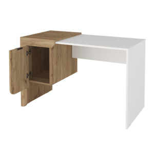 Γραφείο εργασίας Dario Megapap χρώμα sepet oak - λευκό 120x60x73,2εκ. - Image 6