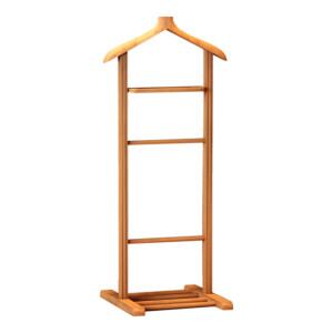 Επιδαπέδια κρεμάστρα Beta Megapap ξύλινη χρώμα φυσικό 48x35x120εκ. - Image 3