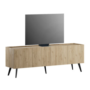 Έπιπλο τηλεόρασης Luna Megapap χρώμα florida oak 180x41x62εκ.
