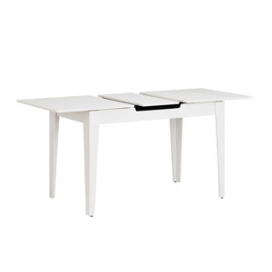 Τραπέζι Trendline Megapap επεκτεινόμενο χρώμα λευκό 120/150x70x75εκ. - Image 5