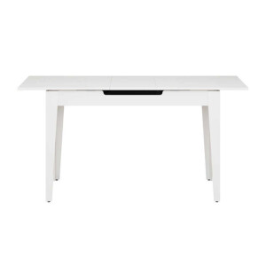 Τραπέζι Trendline Megapap επεκτεινόμενο χρώμα λευκό 120/150x70x75εκ. - Image 10