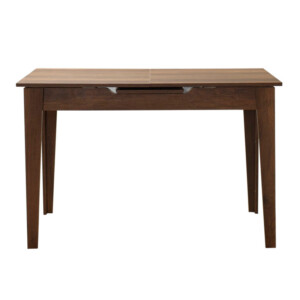 Τραπέζι Trendline Megapap επεκτεινόμενο χρώμα καρυδί 120/150x70x75εκ. - Image 5