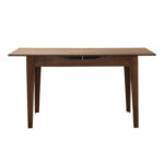 Τραπέζι Trendline Megapap επεκτεινόμενο χρώμα καρυδί 120/150x70x75εκ. - Image 6