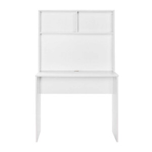 Γραφείο εργασίας Trendline Megapap χρώμα λευκό 90x52x148εκ. - Image 3