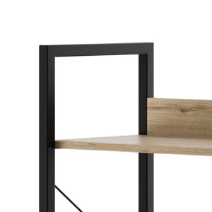 Βιβλιοθήκη Connect Megapap χρώμα florida oak 73x35x172εκ. - Image 4