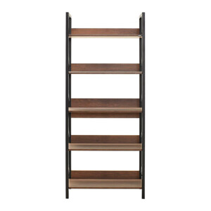 Βιβλιοθήκη Connect Megapap χρώμα καρυδί 73x35x172εκ. - Image 3