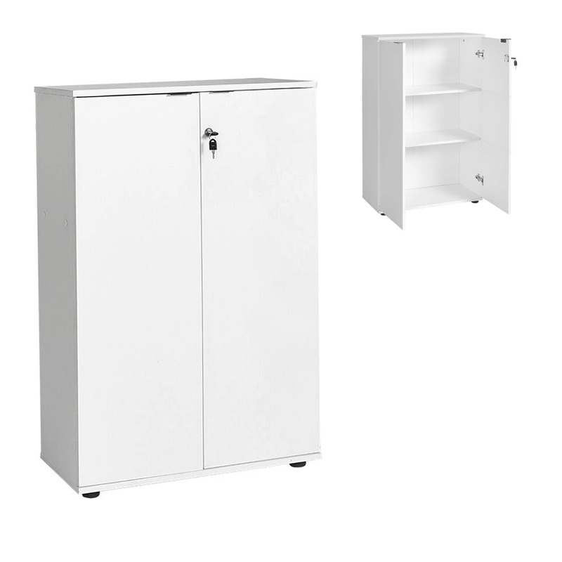 Ντουλάπι γραφείου Rio Megapap με κλειδαριά χρώμα λευκό 72x34x109εκ. Ντουλάπι γραφείου Rio Megapap με κλειδαριά χρώμα λευκό 72x34x109εκ.