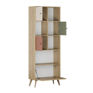 Βιβλιοθήκη Terra Megapap χρώμα florida oak 67x30x181εκ. - Image 3