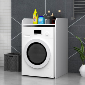 Έπιπλο πλυντηρίου Toren Megapap χρώμα λευκό 65x60x100εκ. - Image 2