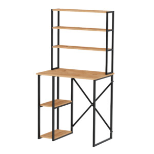 Έπιπλο πλυντηρίου Berkus Megapap χρώμα pine oak 90x60x178εκ. - Image 3