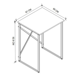 Έπιπλο πλυντηρίου Doyle Megapap χρώμα pine oak 67x60x92,8εκ. - Image 4