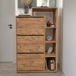 Παπουτσοθήκη Lego Megapap χρώμα pine oak 90x32x143εκ. - Image 3