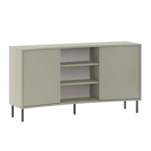 Μπουφές Frem Megapap χρώμα ash green 150x40x81εκ. - Image 5