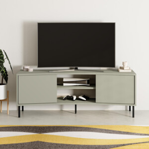 Έπιπλο τηλεόρασης Frem Megapap χρώμα ash green 150x40x55εκ. - Image 3