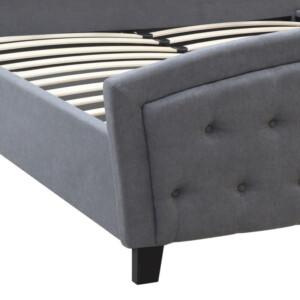 Κρεβάτι Alexia Megapap υφασμάτινο χρώμα γκρι 160x200εκ. - Image 6