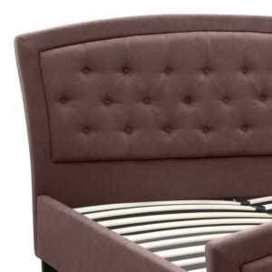 Κρεβάτι Alexia Megapap υφασμάτινο χρώμα καφέ 160x200εκ. - Image 5