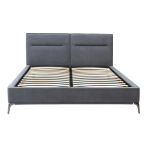 Κρεβάτι Megan Megapap υφασμάτινο χρώμα ανθρακί 160x200εκ. - Image 4