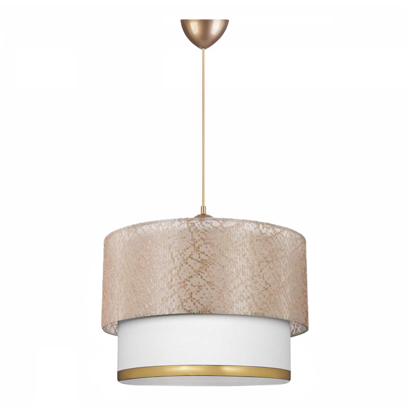 Φωτιστικό οροφής Barnhart Megapap υφασμάτινο μονόφωτο χρώμα χρυσό/κρεμ 30x20x70εκ. Φωτιστικό οροφής Barnhart Megapap υφασμάτινο μονόφωτο χρώμα χρυσό/κρεμ 30x20x70εκ.