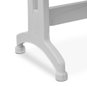 Τραπέζι πολυπροπυλενίου Callan Megapap χρώμα λευκό 140x80x73εκ. - Image 6