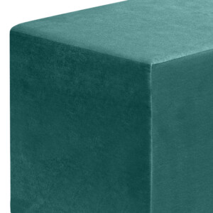 Σκαμπώ April Megapap βελούδινο χρώμα κυπαρισσί 40x40x40εκ. - Image 3