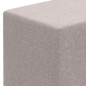 Σκαμπώ Linda Megapap υφασμάτινο χρώμα μπεζ 40x40x40εκ. - Image 3