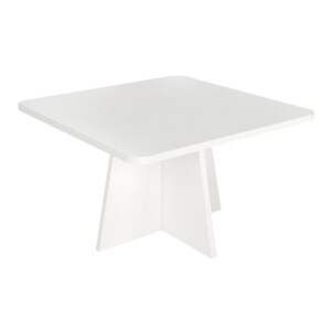 Τραπεζάκι σαλονιού Sugar Megapap χρώμα λευκό 60x60x36,8εκ. - Image 5