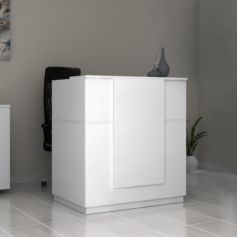 Γραφείο υποδοχής - reception Gemini Megapap χρώμα λευκό 100x70x110εκ. Γραφείο υποδοχής - reception Gemini Megapap χρώμα λευκό 100x70x110εκ.