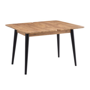 Τραπέζι Dolunay Megapap επεκτεινόμενο χρώμα atlantic pine - μαύρο 100x60(120x100)x79,5εκ. - Image 5