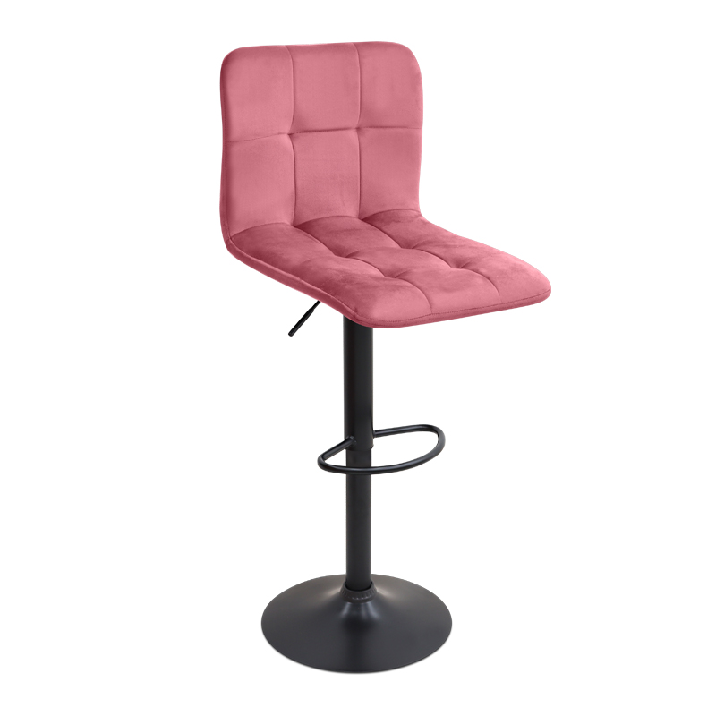 Σκαμπό μπαρ Carmelo Megapap με ρυθμιζόμενο ύψος βελούδο σάπιο μήλο - βάση μαύρο ματ 45x42x90/113εκ. Σκαμπό μπαρ Carmelo Megapap με ρυθμιζόμενο ύψος βελούδο σάπιο μήλο - βάση μαύρο ματ 45x42x90/113εκ.