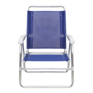 Καρεκλάκι παραλίας Alu Megapap αλουμινίου χρώμα μπλε 54x52x80εκ. - Image 4