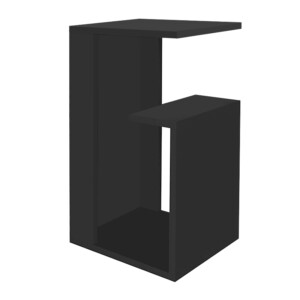 Τραπεζάκι βοηθητικό Rosana Megapap χρώμα μαύρο 35x29,5x60εκ. - Image 4