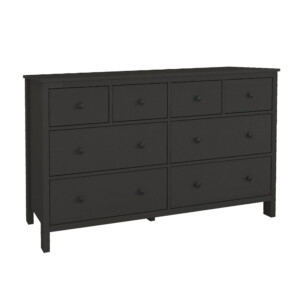 Συρταριέρα - Μπουφές Sabina Megapap χρώμα ανθρακί 160x50x96εκ. - Image 5