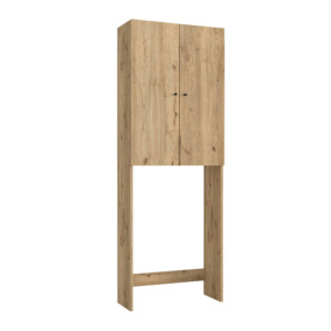 Έπιπλο πλυντηρίου Romme Megapap χρώμα sepet oak 65x27,1x180εκ. - Image 6