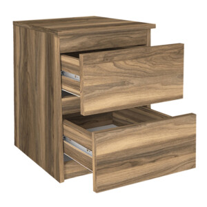 Κομοδίνο Breve Megapap χρώμα καρυδί 39,8x41,8x55εκ. - Image 6