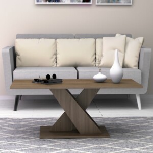 Τραπεζάκι σαλονιού Marcello Megapap χρώμα καρυδί 110x55x47εκ. - Image 2