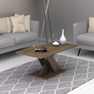 Τραπεζάκι σαλονιού Marcello Megapap χρώμα καρυδί 110x55x47εκ. - Image 3