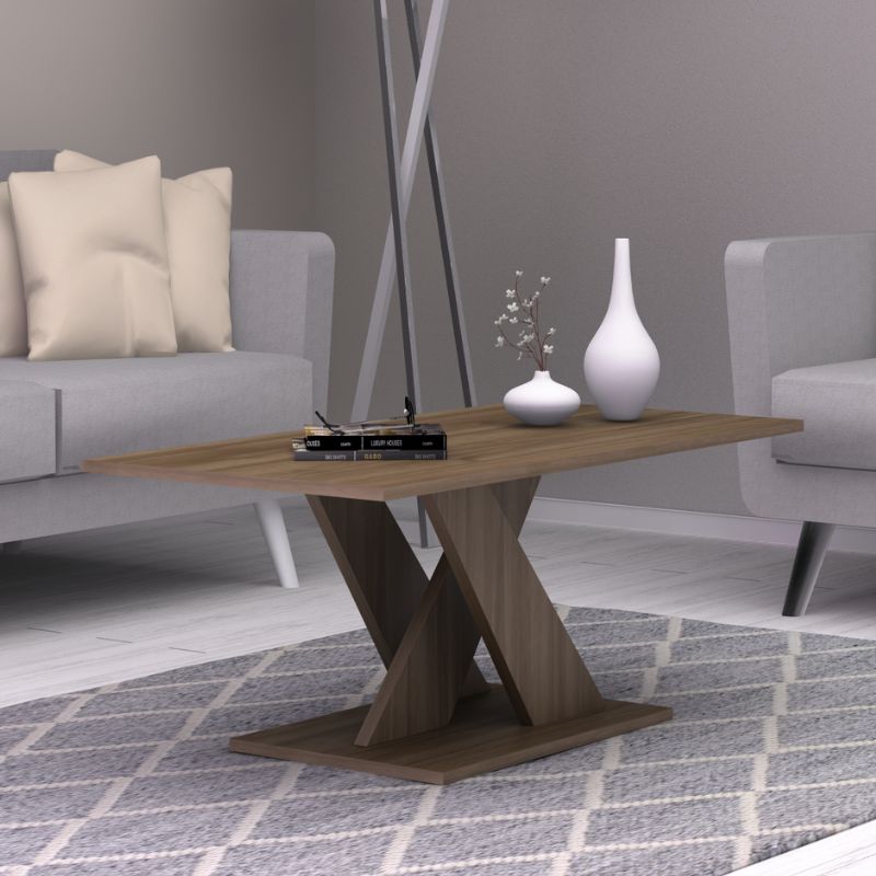 Τραπεζάκι σαλονιού Marcello Megapap χρώμα καρυδί 110x55x47εκ. Τραπεζάκι σαλονιού Marcello Megapap χρώμα καρυδί 110x55x47εκ.