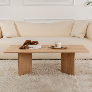 Τραπεζάκι σαλονιού Sabin Megapap χρώμα sapphire oak 119x60x40εκ. - Image 3