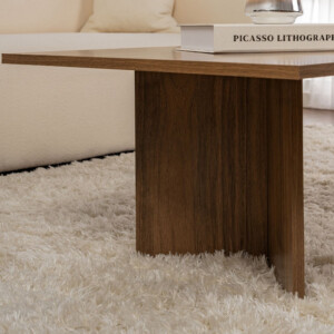 Τραπεζάκι σαλονιού Sabin Megapap χρώμα καρυδί 119x60x40εκ. - Image 4